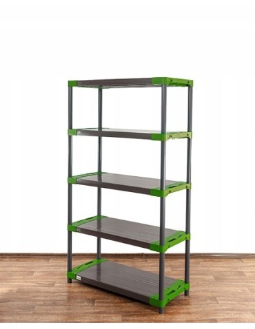 Regały z plastiku- tworzywa - Regał magazynowy plastikowy JUPITER-5_120_ZIEL - product 4