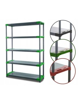 Regał magazynowy plastikowy JUPITER-5_110_ZIEL