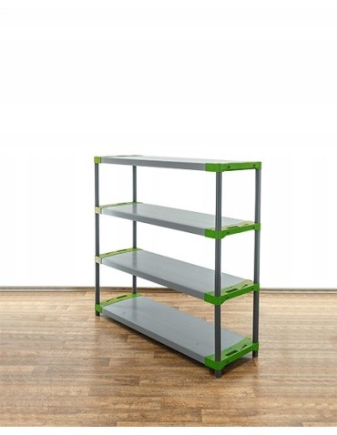 Regały z plastiku- tworzywa - Regał magazynowy garażowy JUPITER-4_140_ZIEL - product 4