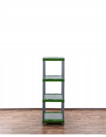 Regały z plastiku- tworzywa - Regał magazynowy garażowy JUPITER-4_070_ZIEL - product 5