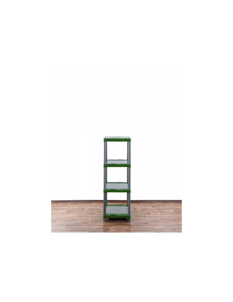 Regały z plastiku- tworzywa - Regał magazynowy garażowy JUPITER-4_070_ZIEL - product b2b.wamar.biz 5
