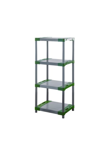 Regały z plastiku- tworzywa - Regał magazynowy garażowy JUPITER-4_060_ZIEL - product 3