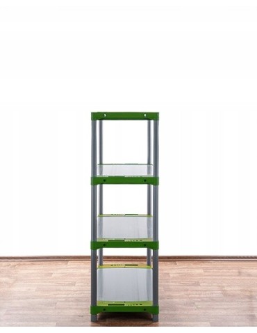 Regały z plastiku- tworzywa - Regał magazynowy garażowy JUPITER-4_060_ZIEL - product 4