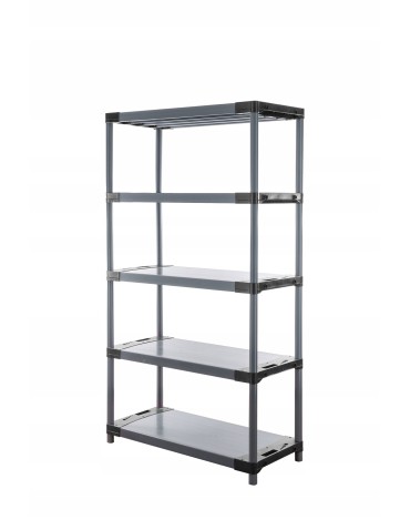 Regały z plastiku- tworzywa - Regał plastikowy garażowy TYTAN-4_110_SZAR - product 3