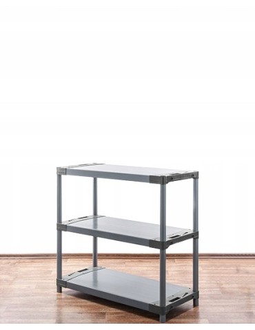 Regały z plastiku- tworzywa - Regał plastikowy garażowy TYTAN-3_110_SZAR - product 4