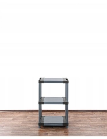 Regały z plastiku- tworzywa - Regał plastikowy garażowy TYTAN-3_090_SZAR - product 5