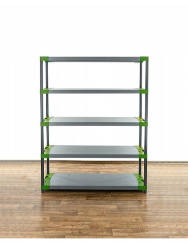 Regały z plastiku- tworzywa - Regał plastikowy do piwnicy TYTAN-5_140_ZIEL - product 5