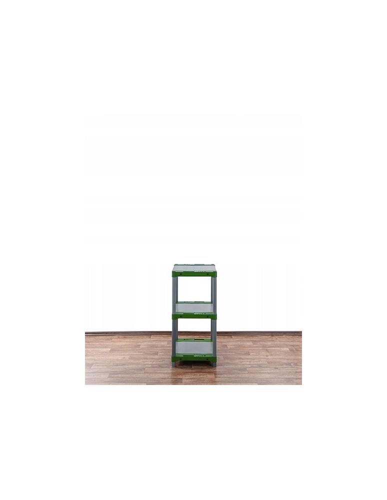 Regały z plastiku- tworzywa - Regał plastikowy garażowy TYTAN-3_070_ZIEL - product b2b.wamar.biz 5