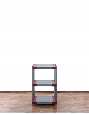 Regały z plastiku- tworzywa - Regał plastikowy garażowy TYTAN-3_070_CZER - product 5