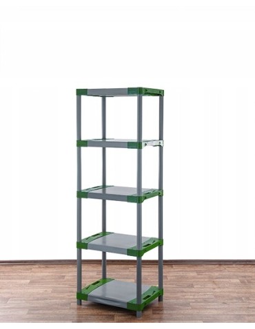 Regały z plastiku- tworzywa - Regał plastikowy do piwnicy TYTAN-5_090_ZIEL - product 4