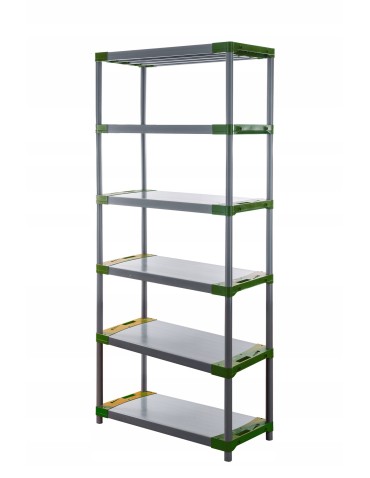 Regały z plastiku- tworzywa - Regał plastikowy do piwnicy TYTAN-6_110_ZIEL - product 3