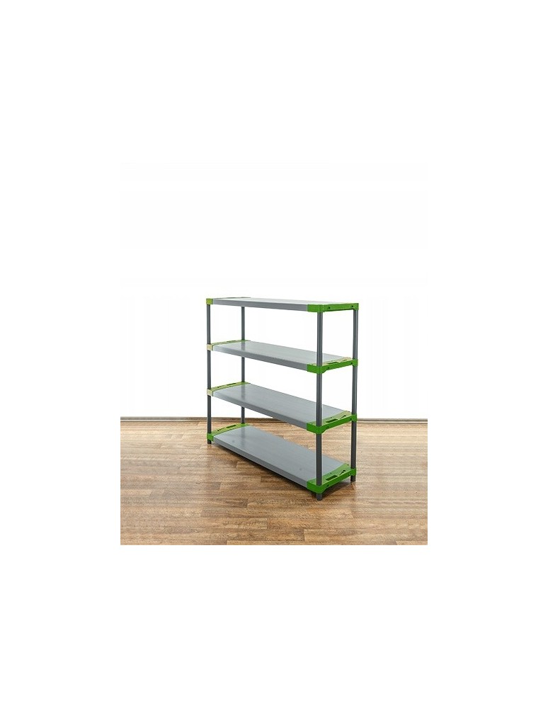 Regały z plastiku- tworzywa - Regał plastikowy garażowy TYTAN-4_140_ZIEL - product b2b.wamar.biz 4