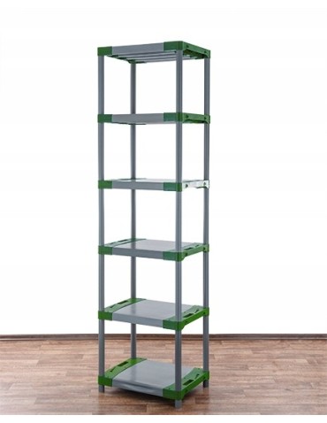 Regały z plastiku- tworzywa - Regał plastikowy do piwnicy TYTAN-6_090_ZIEL - product 4