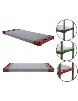 Półka do regału plastikowego Tytan/ TYT_P_080_CZER