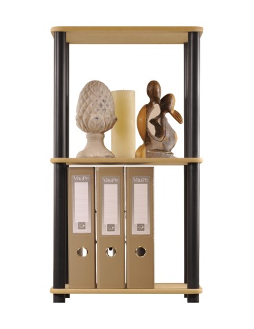 Systemowy Regał Biurowy 74x40x33 cm – DEDAL BLACK-3L_B - produkt 2