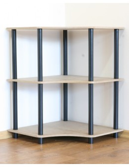 Systemowy Regał Biurowy 74x56x56 cm – DEDAL BLACK-3W_B - product 2