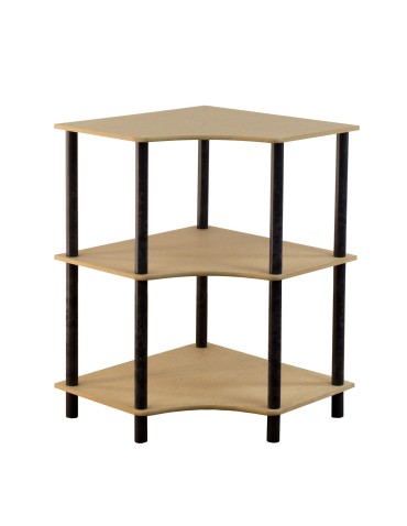 Regały z plastiku- tworzywa - Systemowy Regał Biurowy 74x56x56 cm – DEDAL BLACK-3W_B - product 4