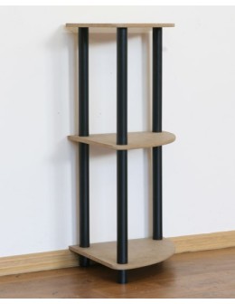 Systemowy Regał Biurowy 74x56x56 cm – DEDAL BLACK-3Z_B - product 2