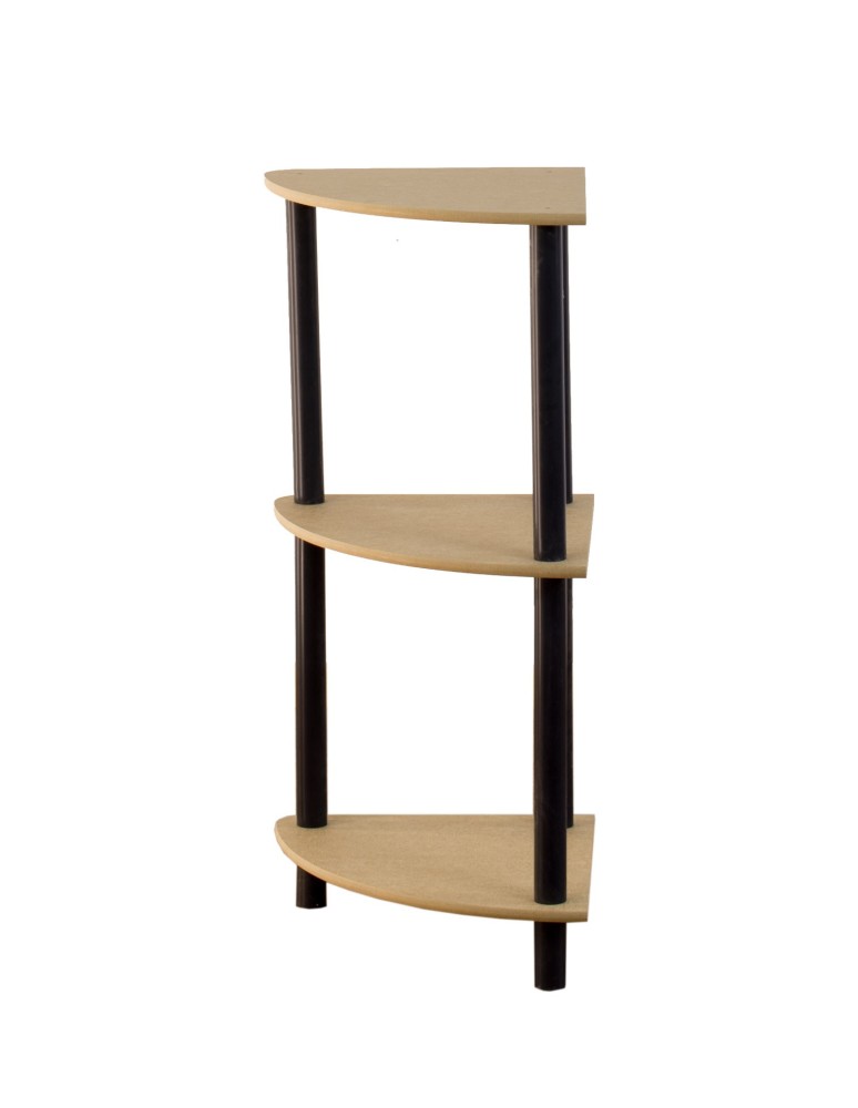 Regały z plastiku- tworzywa - Systemowy Regał Biurowy 74x56x56 cm – DEDAL BLACK-3Z_B - product b2b.wamar.biz 4