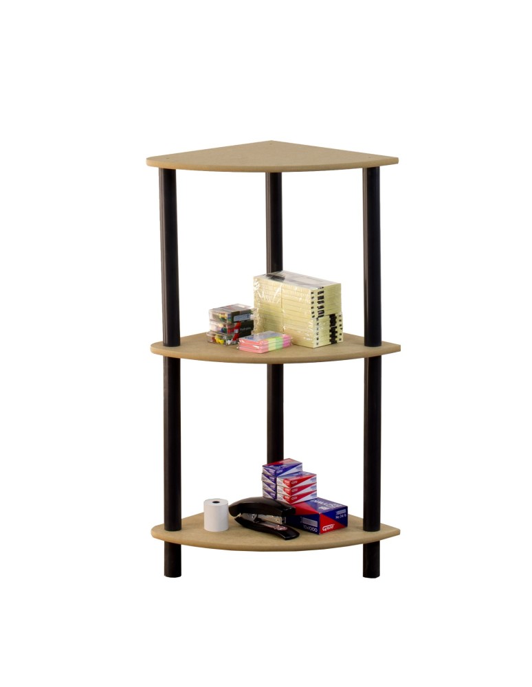 Regały z plastiku- tworzywa - Systemowy Regał Biurowy 74x56x56 cm – DEDAL BLACK-3Z_B - product b2b.wamar.biz 6