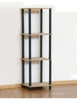 Systemowy Regał Biurowy 108x40x33 cm – DEDAL BLACK-4L_B - product 2