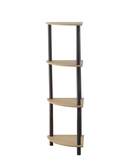 Systemowy Regał Biurowy 108x33x33 cm – DEDAL BLACK-4Z_B - produkt 2