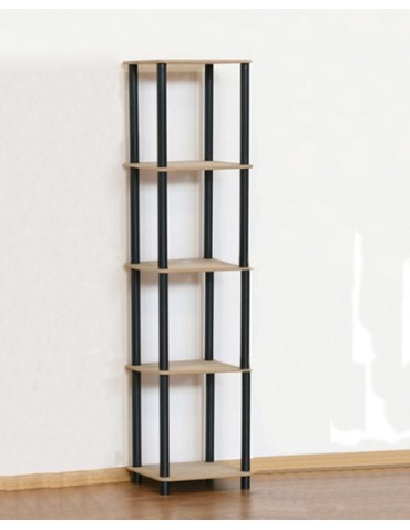 Systemowy Regał Biurowy 142x40x33 cm – DEDAL BLACK-5L_B - product 2