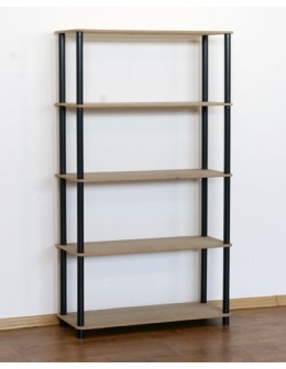 Systemowy Regał Biurowy 142x60x33 cm – DEDAL BLACK-5M_B - product 2