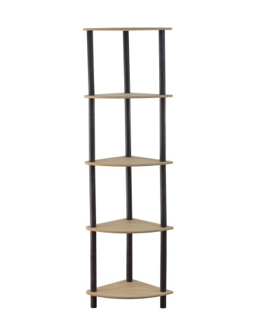 Regały z plastiku- tworzywa - Systemowy Regał Biurowy 142x33x33 cm – DEDAL BLACK-5Z_B - produkt 3