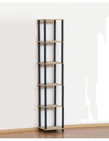 Systemowy Regał Biurowy 175x40x33 cm – DEDAL BLACK-6L_B - product 2