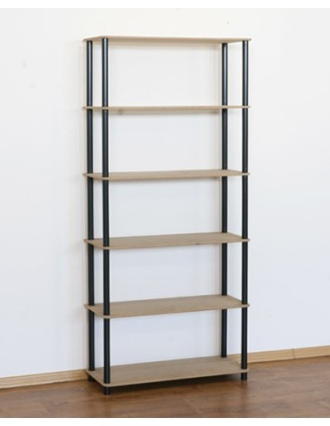 Systemowy Regał Biurowy 175x60x33 cm – DEDAL BLACK-6M_B - product 2