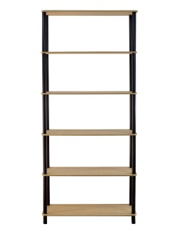 Systemowy Regał Biurowy 175x80x33 cm – DEDAL BLACK-6N_B - product 2