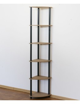 Systemowy Regał Biurowy 175x33x33 cm – DEDAL BLACK-6Z_B - product 2