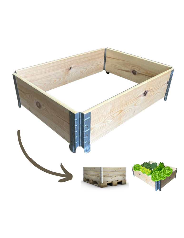 Strona główna - Nadstawka paletowa 80x60x20 RDNDST  / Skrzynia ogrodowa - product b2b.wamar.biz 1