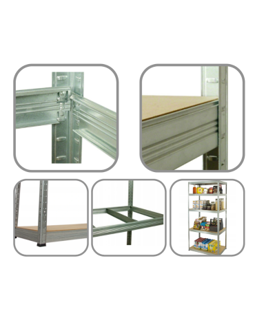 Regały Magazynowe - Regał magazynowy 180x90x40 + POKROWIEC ochronny - product 6