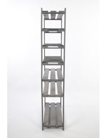 Regał na książki drewniany B17R 150x80x28 8 półek Szary - product 2