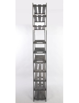 Regał na książki drewniany B28R 220x80x28 10 półek Szary - product 2