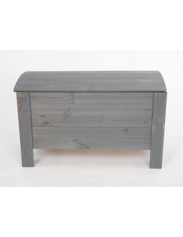 Skrzynia sosnowa z wiekiem kufer B16L 52x77x40 Szara - product 2