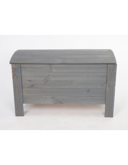 Skrzynia sosnowa z wiekiem kufer B16L 52x77x40 Szara - product 2