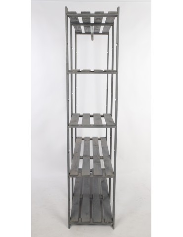 Regały - Regał garderoba na ubrania B25R 170x110x38 5 półek Szara - product 4