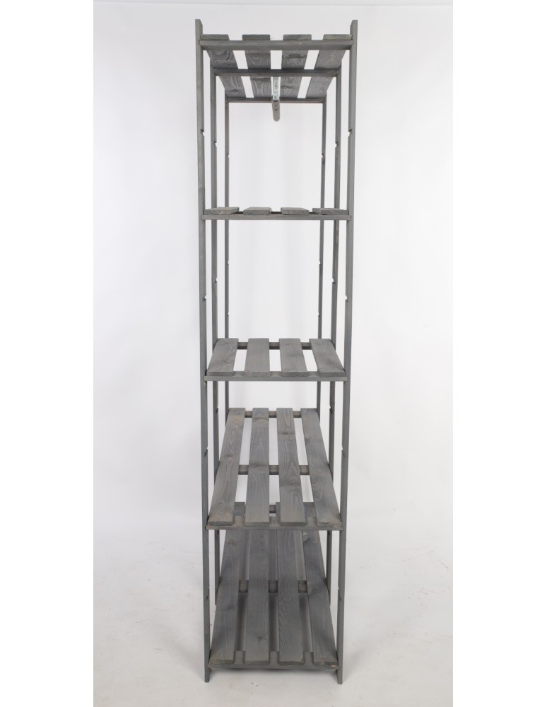 Regały - Regał garderoba na ubrania B25R 170x110x38 5 półek Szara - product b2b.wamar.biz 4