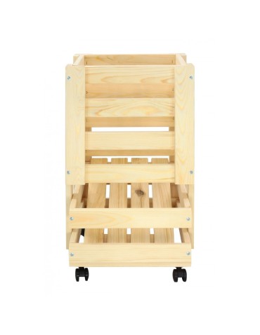 Drewniany regał na warzywa RZ02 - Naturalny - product 2