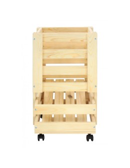 Drewniany regał na warzywa RZ02 - Naturalny - product 2