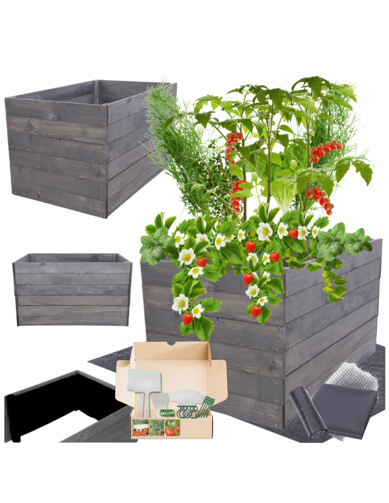 Uprawowe skrzynie ogrodowe- Warzywniaki- skrzynia do uprawy - Skrzynia na warzywa skrzynie na warzywniak inspekt donica grządka 54x93x90 - product b2b.wamar.biz 1