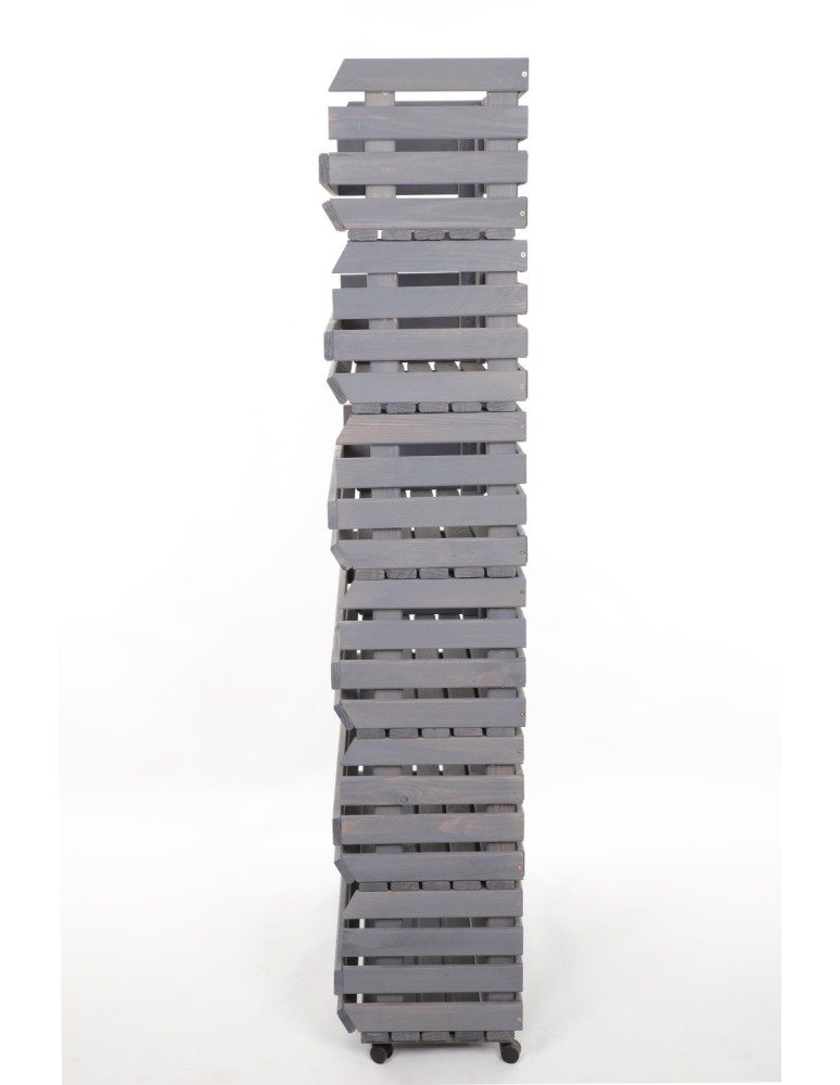 Skrzynie i skrzynki drewniane - Skrzynki na warzywa na kółkach RAWA /szer.77cm - Szare - product b2b.wamar.biz 5