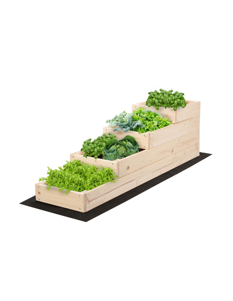 Grządki i Warzywniaki - Skrzynia na warzywa warzywniak grządka drewniana 36x30x120 GRATISY EKO - product b2b.wamar.biz 2