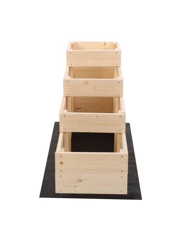 Grządki i Warzywniaki - Skrzynie na warzywa warzywniak donica drewniana 45x30x120 GRATISY EKO - product b2b.wamar.biz 5