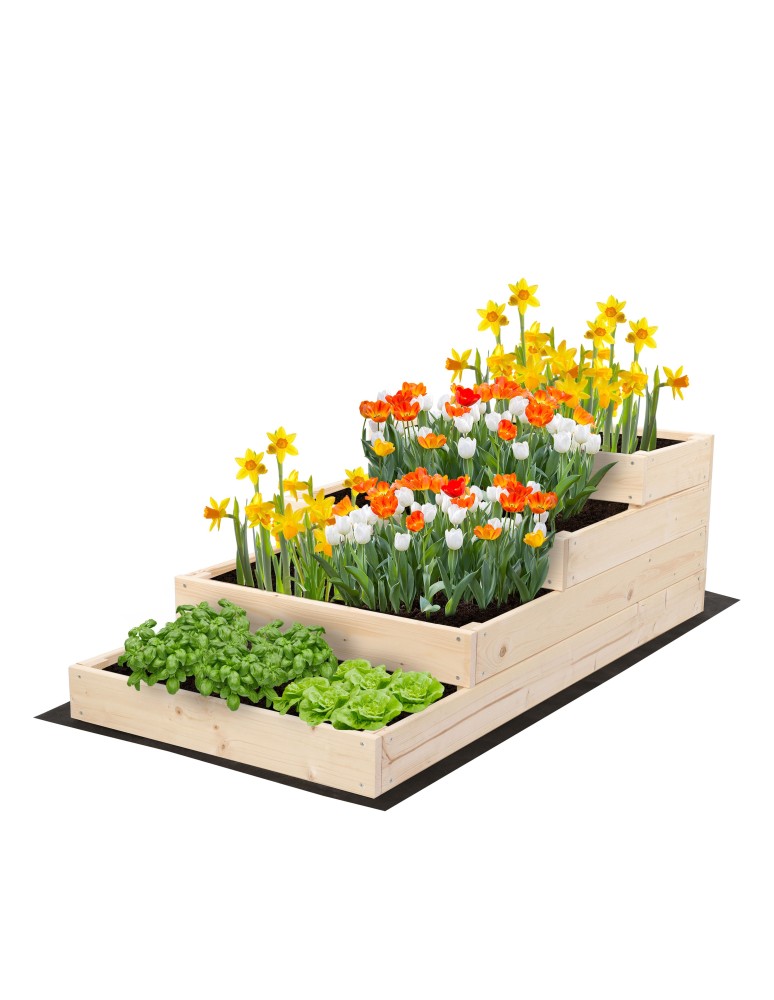 Grządki i Warzywniaki - Skrzynia na warzywa warzywniak grządka drewniana 36x60x120 GRATISY EKO - product b2b.wamar.biz 2