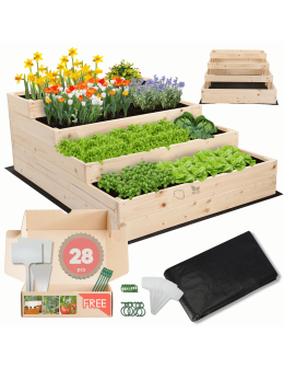 Skrzynie na warzywa warzywniak donica IMPREGNOWANY 45x90x120 GRATISY EKO