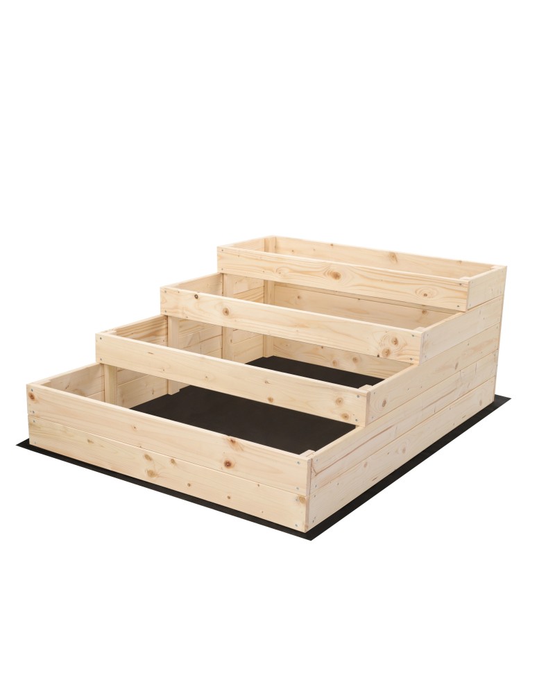 Grządki i Warzywniaki - Skrzynie na warzywa warzywniak donica IMPREGNOWANY 45x90x120 GRATISY EKO - product b2b.wamar.biz 3